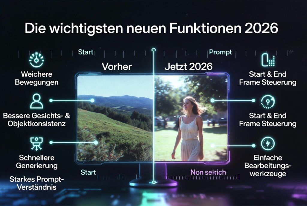Die wichtigsten neuen Funktionen 2026