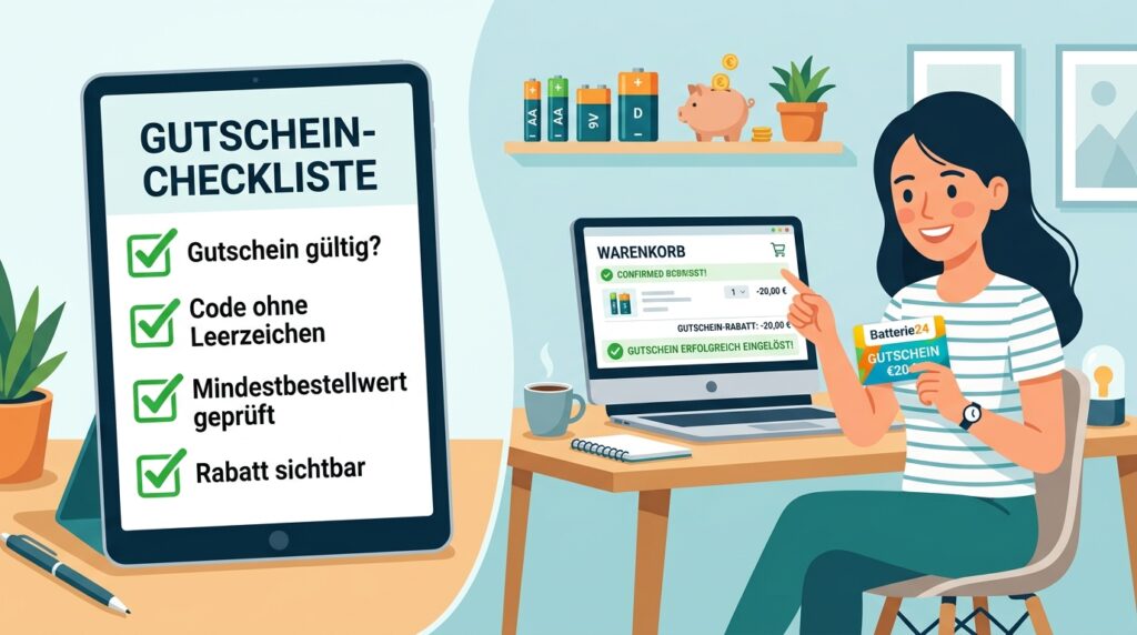 Deine Checkliste für den Einkauf
